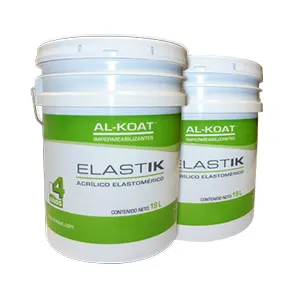 ELASTIK, Impermeabilizante acrílico elastomérico 4 años, color blanco 